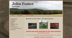 Desktop Screenshot of johnfostergunmaker.co.uk